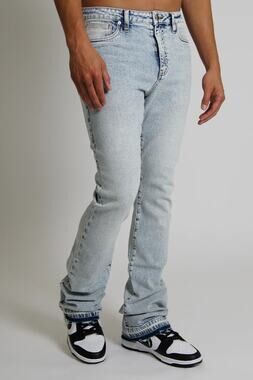 Rewash Men' Slim Strech Jeans 32 X 32 Light Blue Wash